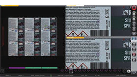 systèmes d'inspection de vision par ordinateur de résolution de 0.126mm x de 0.126mm pour le contrôle de qualité d'impression de Pharma