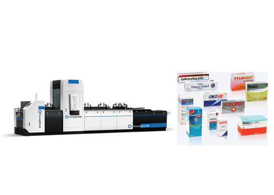 Machine d'inspection d'impression de boîte de médecine de Focusight avec la configuration d'imprimante à jet d'encre